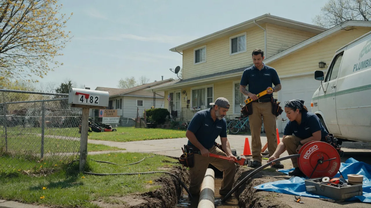 Gas Line Repair in Saybrook, IL near me
